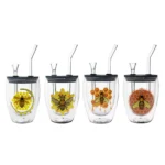 Double-Walled Glass Water Pipes Set CH005 - Image 3