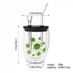 Double-Walled Glass Water Pipes Set CH007 - Image 6