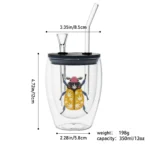 Double-Walled Glass Water Pipes Set CH002 - Image 6