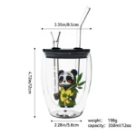 Double-Walled Glass Water Pipes Set CH004 - Image 5