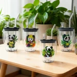 Double-Walled Glass Water Pipes Set CH004 - Image 2