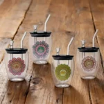 Double-Walled Glass Water Pipes Set CH006 - Image 2