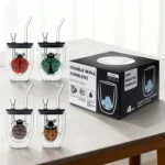 Double-Walled Glass Water Pipes Set CH003