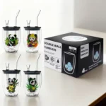 Double-Walled Glass Water Pipes Set CH004