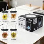 Double-Walled Glass Water Pipes Set CH005