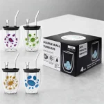 Double-Walled Glass Water Pipes Set CH007