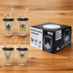 Double-Walled Glass Water Pipes Set CH002